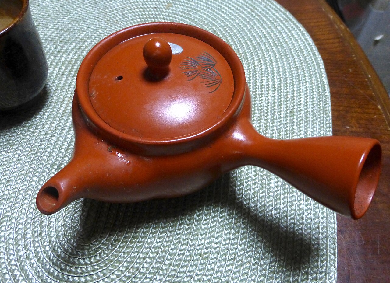A traditional japanese teapot